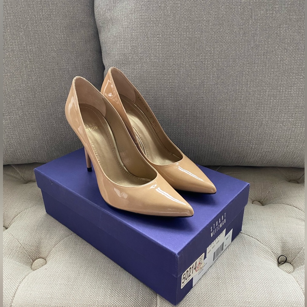 Stuart Weitzman pumps Nouveau adobe aniline size 6.5